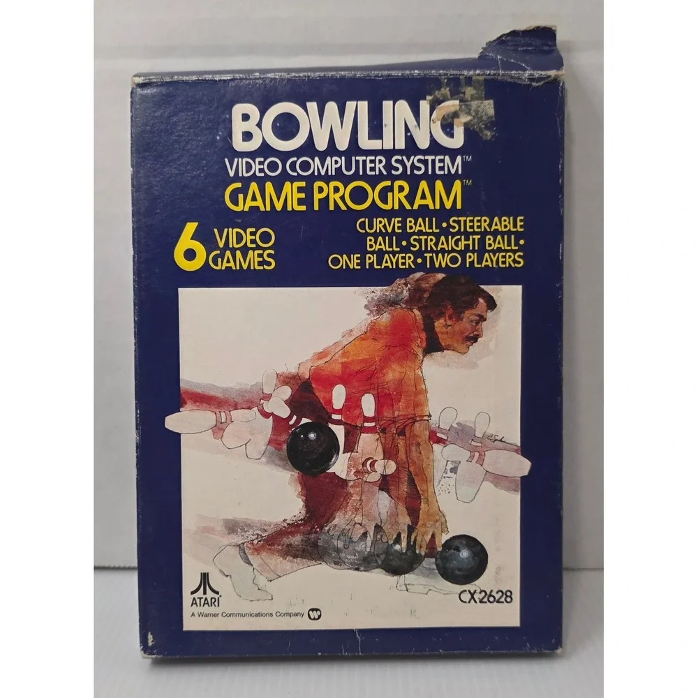 Atari 2600 Bowling CX2648‎ with Original Box Vintage